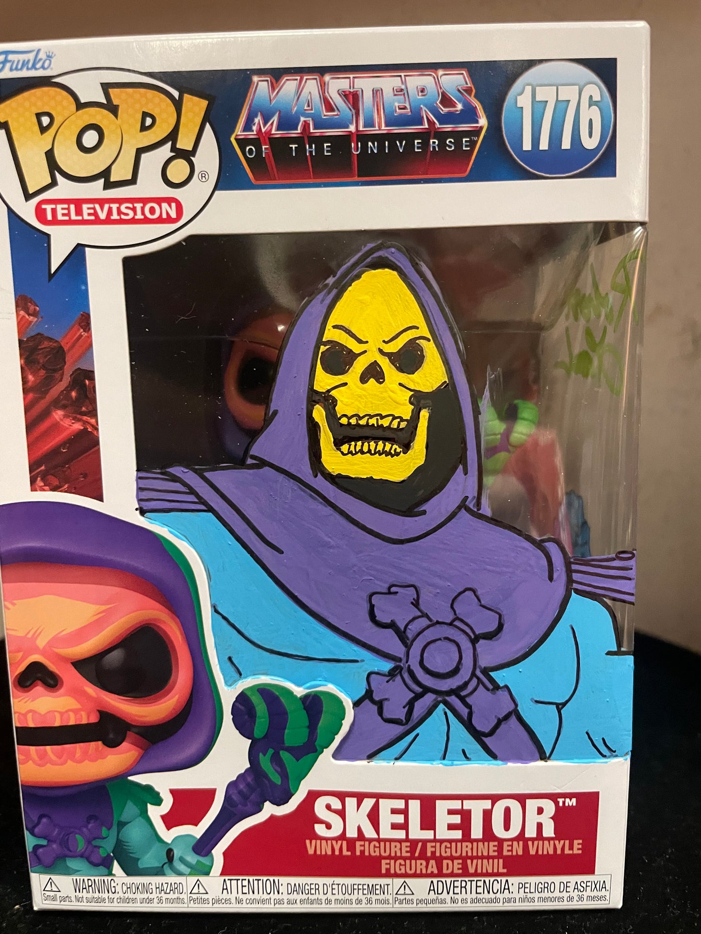 Gambee MOTU ROBERT LAMB artwork Skeletor 1776 FUNKO POP COA