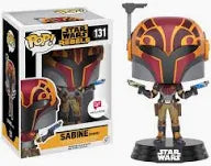 Star Wars rebels Sabine 131 exclusive Funko Pop! vinyl figure