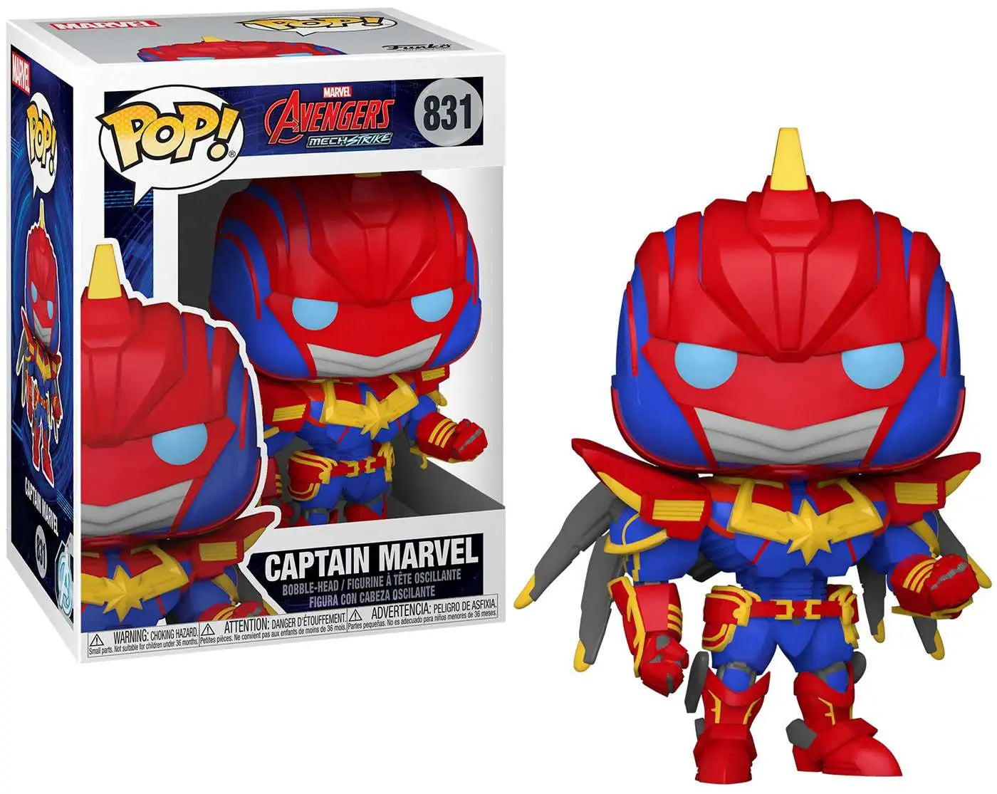 Marvel Mech Captain Marvel 831 Funko Pop! Vinyl figure