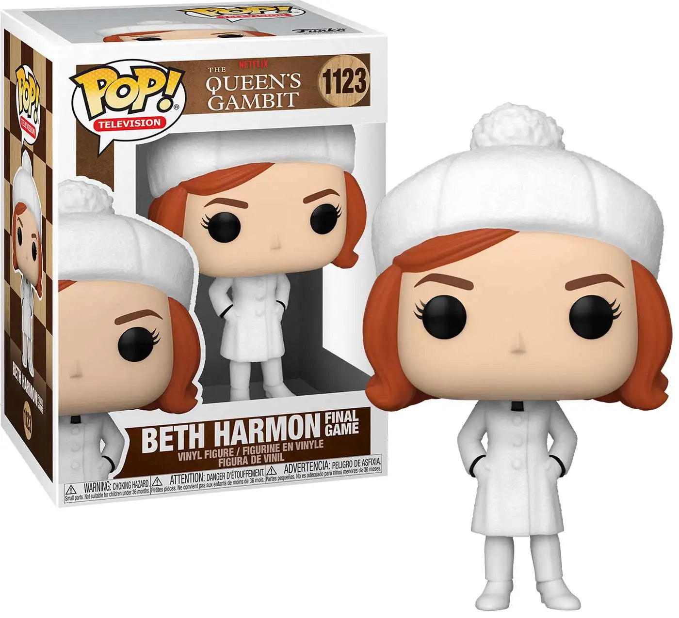 Queens Gambit Beth Harmon Final Game 1123 Funko Pop! Vinyl Figure TV