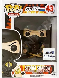 Gijoe Storm Shadow 43 Black costume exclusive Funko Pop! Vinyl figure cartoon