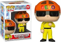 Rocks Devo Satisfaction yellow suit Funko Pop! Vinyl figure