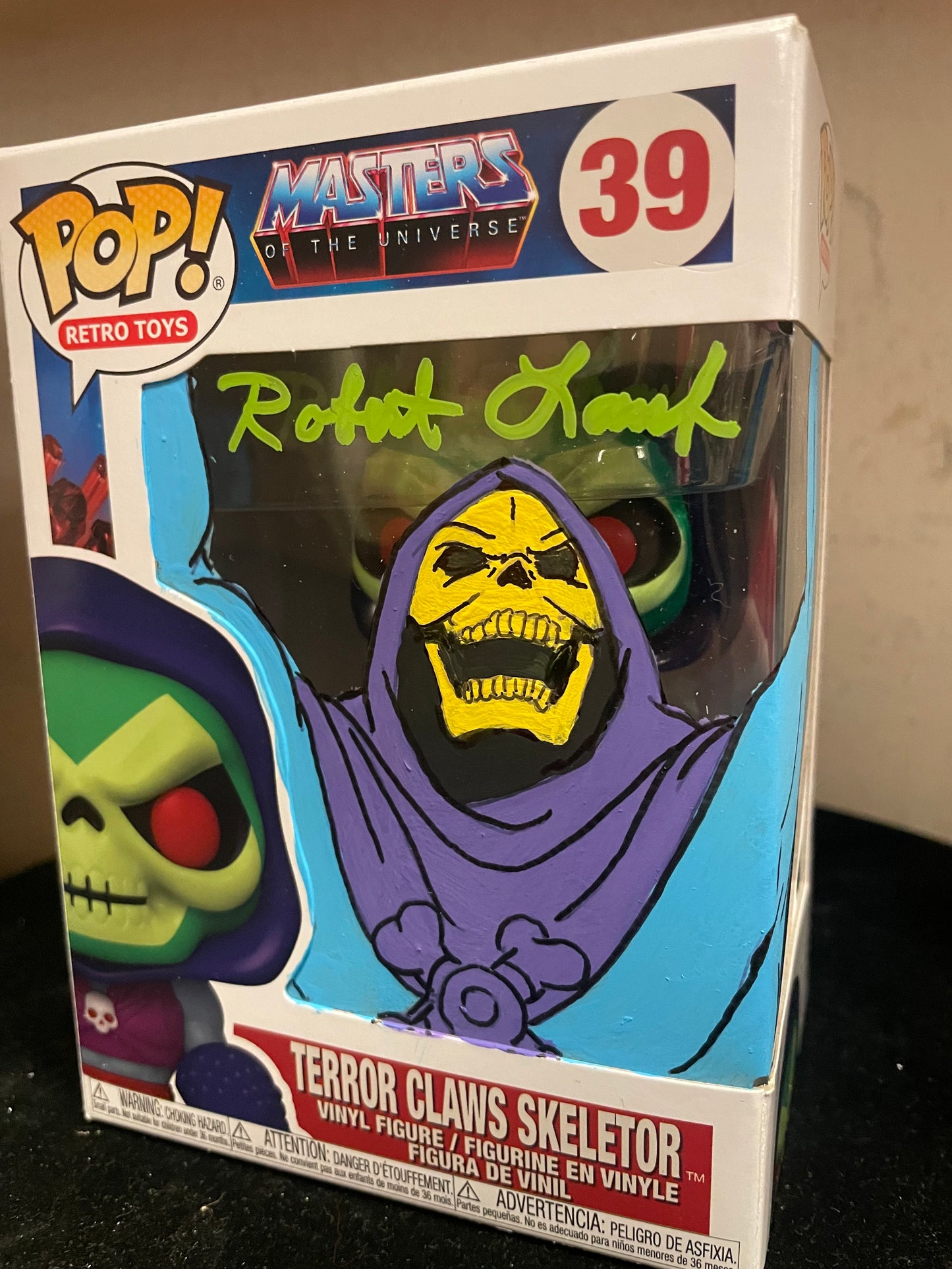 Gambee MOTU ROBERT LAMB artwork Terror Claws Skeletor FUNKO POP COA