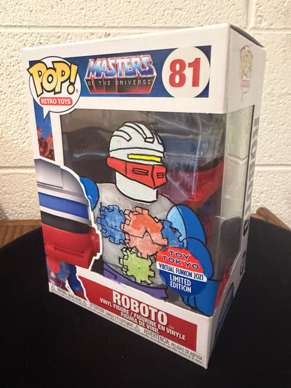 Gambee MOTU ROBERT LAMB artwork Roboto 81 exclusive v1 FUNKO POP COA
