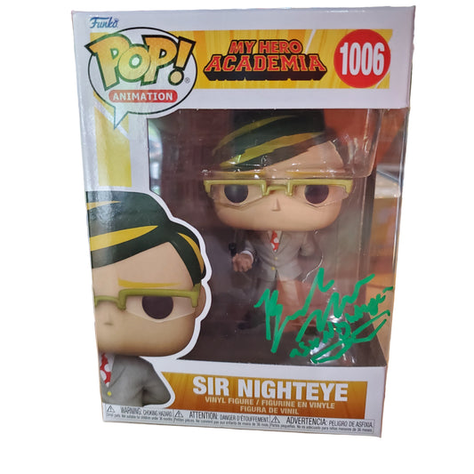 Brandon McInnis - Autographed Sir Nighteye #1006 Funko Pop Figure