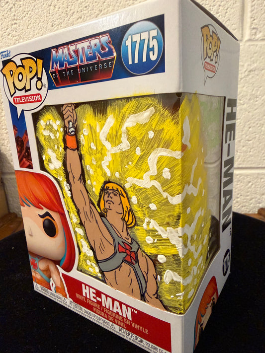 Gambee MOTU ROBERT LAMB artwork He-Man POWER 1775 v1 FUNKO POP COA