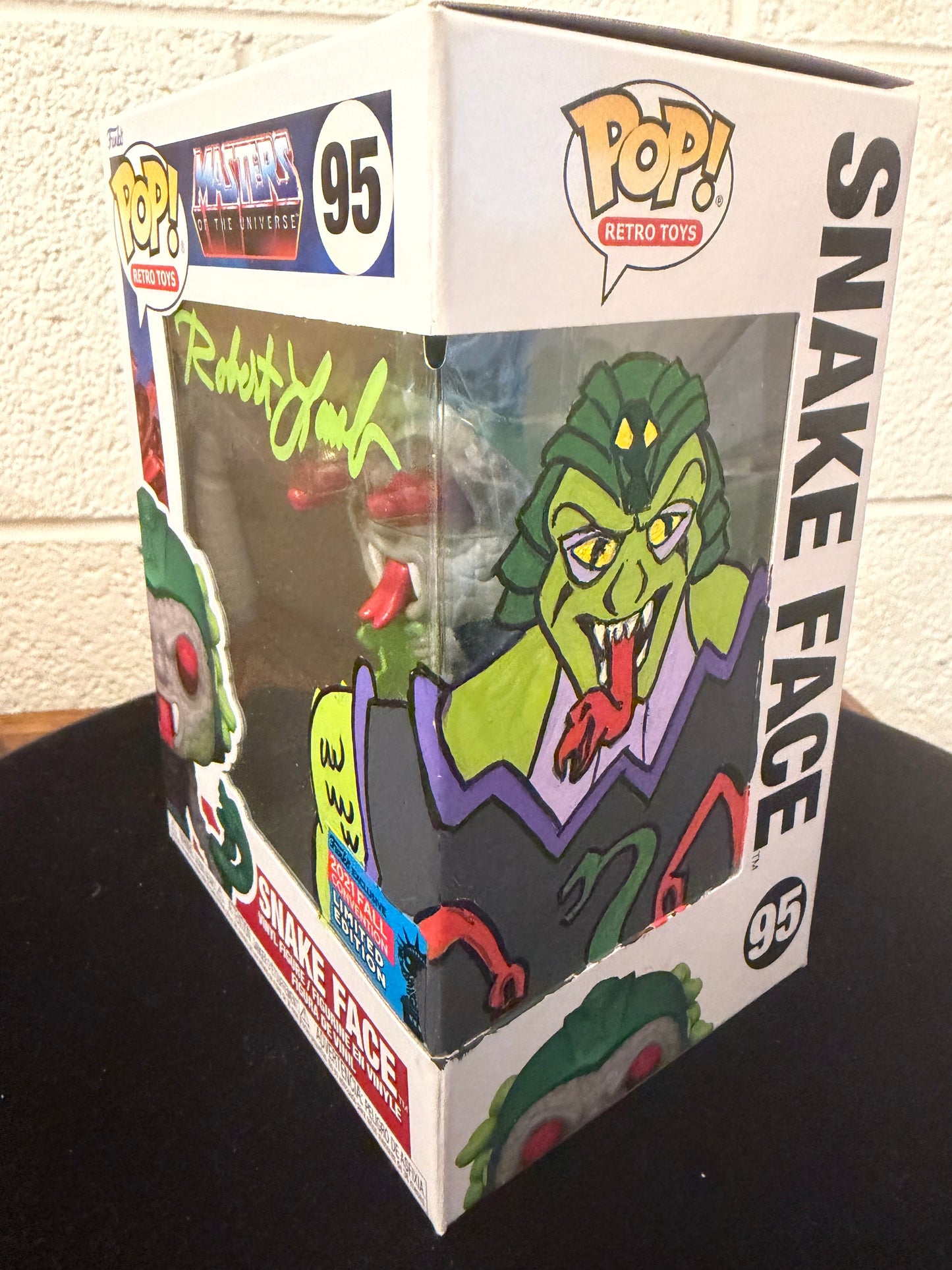 Gambee MOTU ROBERT LAMB artwork Snake Face exclusive v1 FUNKO POP COA