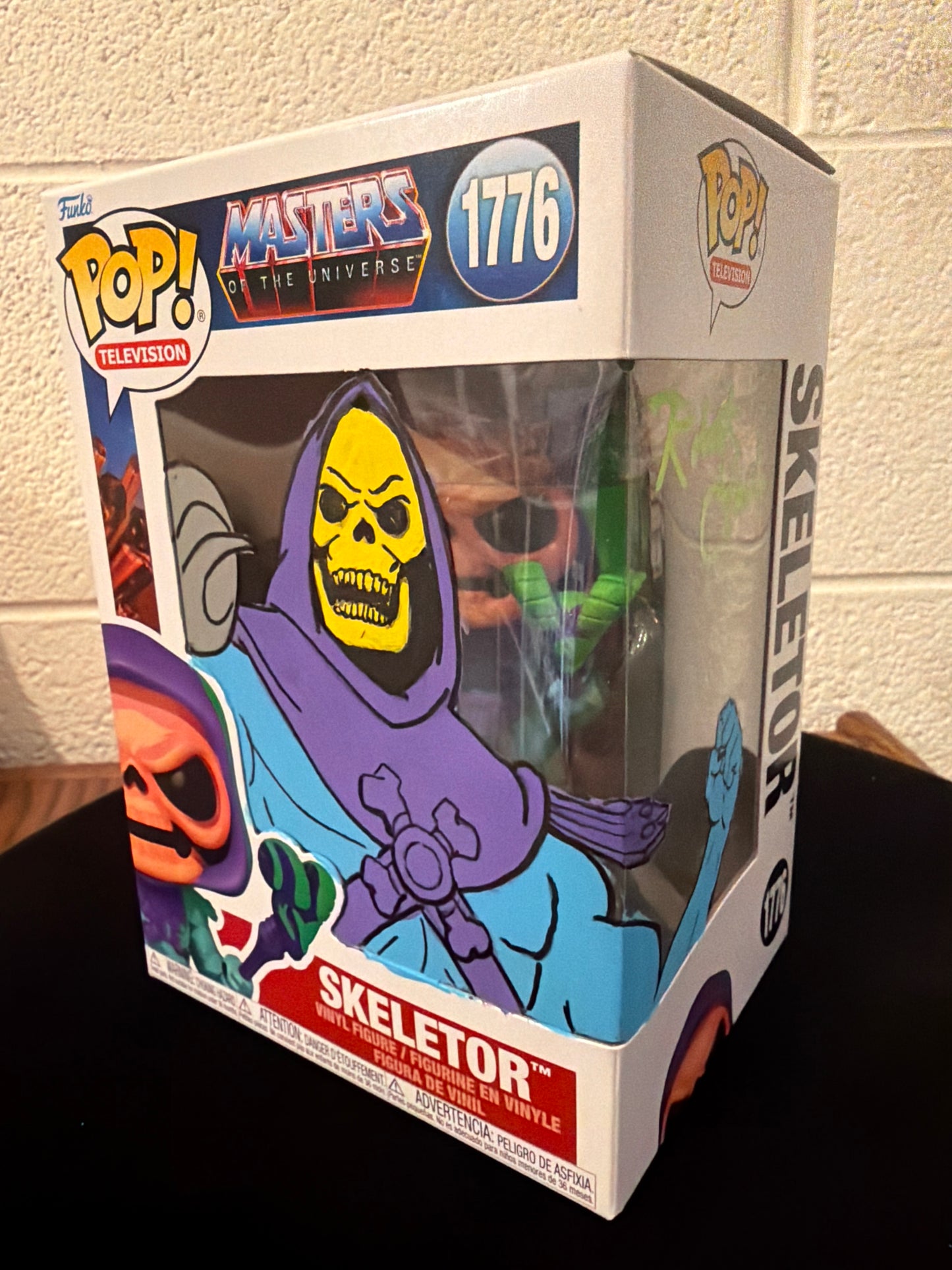 Gambee MOTU ROBERT LAMB artwork Skeletor 1776 V2 FUNKO POP COA