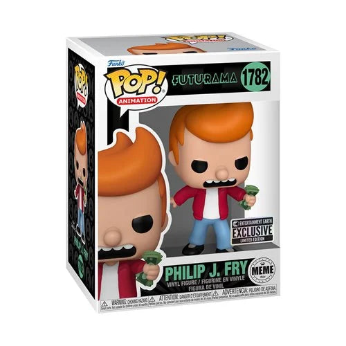 Futurama - Phillip J. Fry (Shut up and Take My Money) #1782 - Exclusive Funko Pop! Vinyl Figure (Television)
