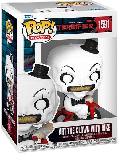 Terrifier Art the Clown on bike 1591 Funko Pop! Vinyl Figure Movie