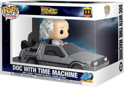 Back to the Future Doc with Time Machine 133 Funko Pop! Vinyl figure movie ride