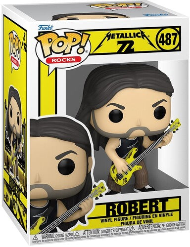 Metallica Robert Trujillo 487 Funko Pop! Vinyl Figure Rocks 72 seasons