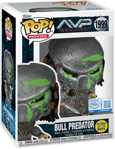 AVP Alien vs Predator Bull GITD 1999 exclusive Funko Pop Vinyl Figure (movies)