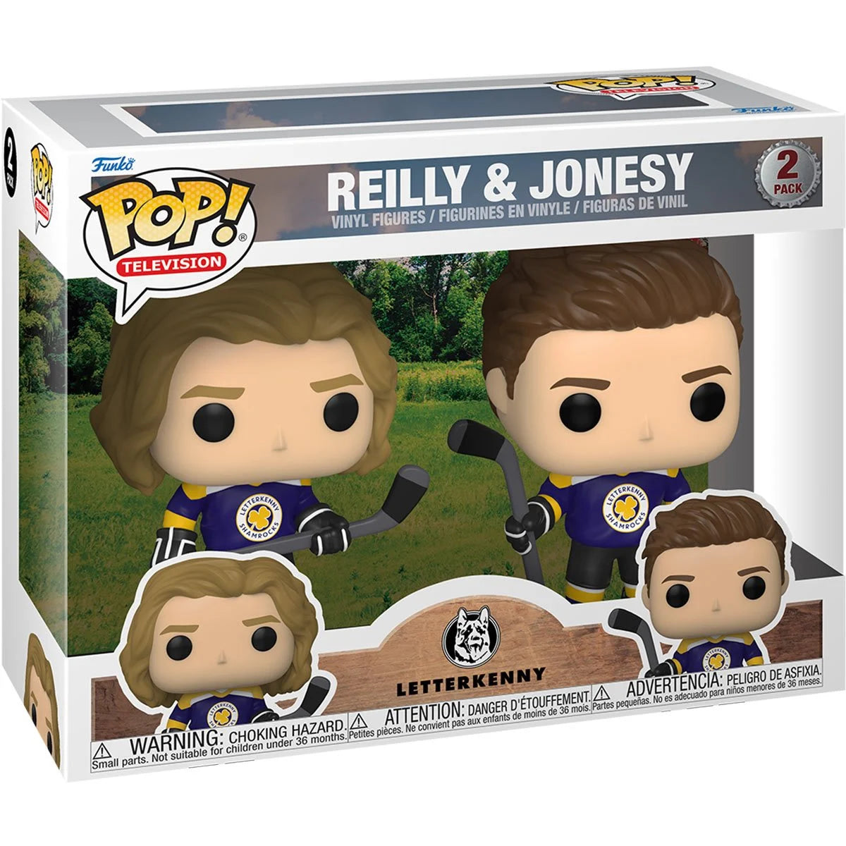 Letterkenny 2 pack Reilly & Jonesy Funko Pop! Vinyl figure television