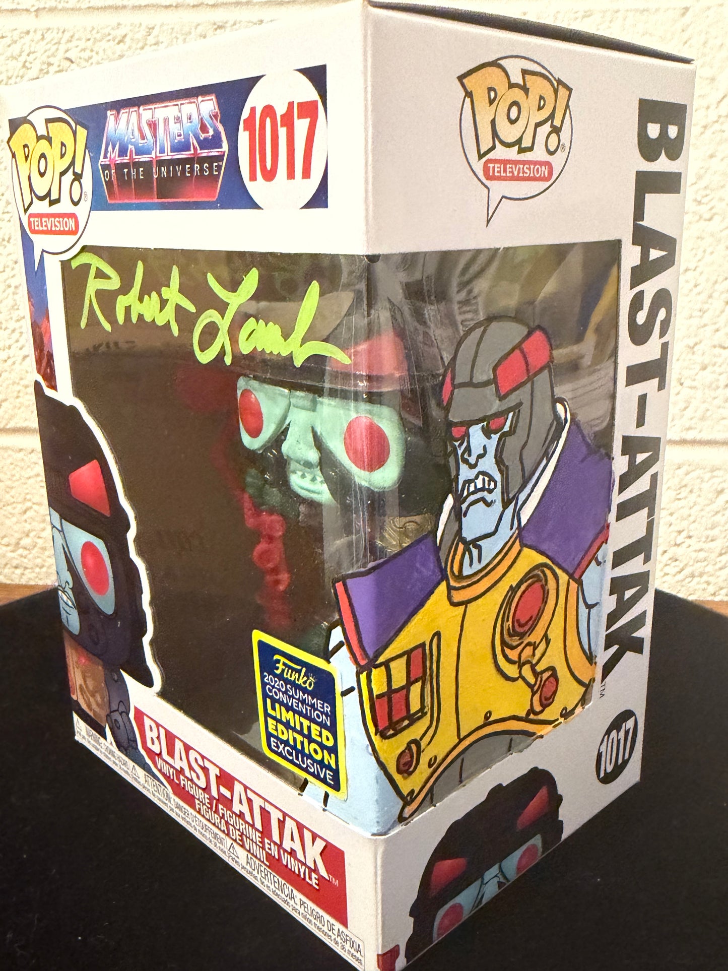 Gambee MOTU ROBERT LAMB artwork Blast Attak exclusive v1 FUNKO POP COA