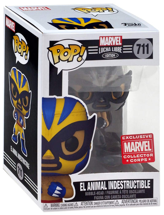 Marvel Lucha Libre El Animal Indestructible Wolverine Funko Pop! Vinyl figure