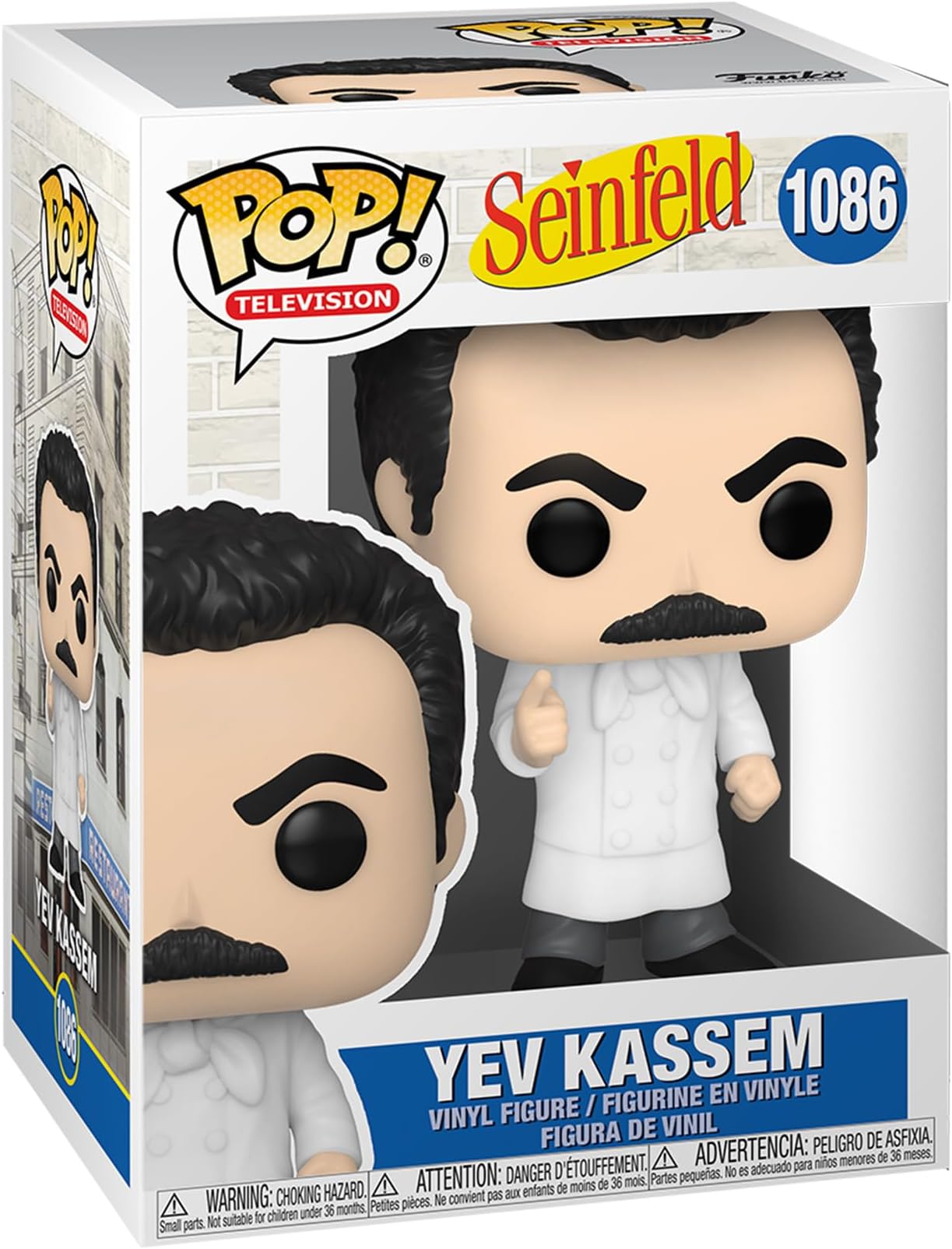 Seinfeld Yev Kassem 1086 'soup nazi' Funko Pop! TV Vinyl Figure