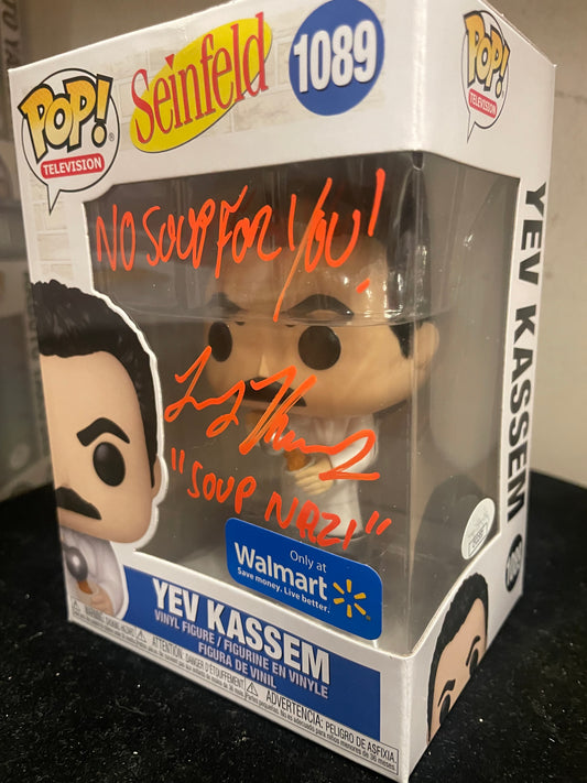 Gambee Seinfeld LARRY THOMAS exclusive Signed FUNKO POP COA