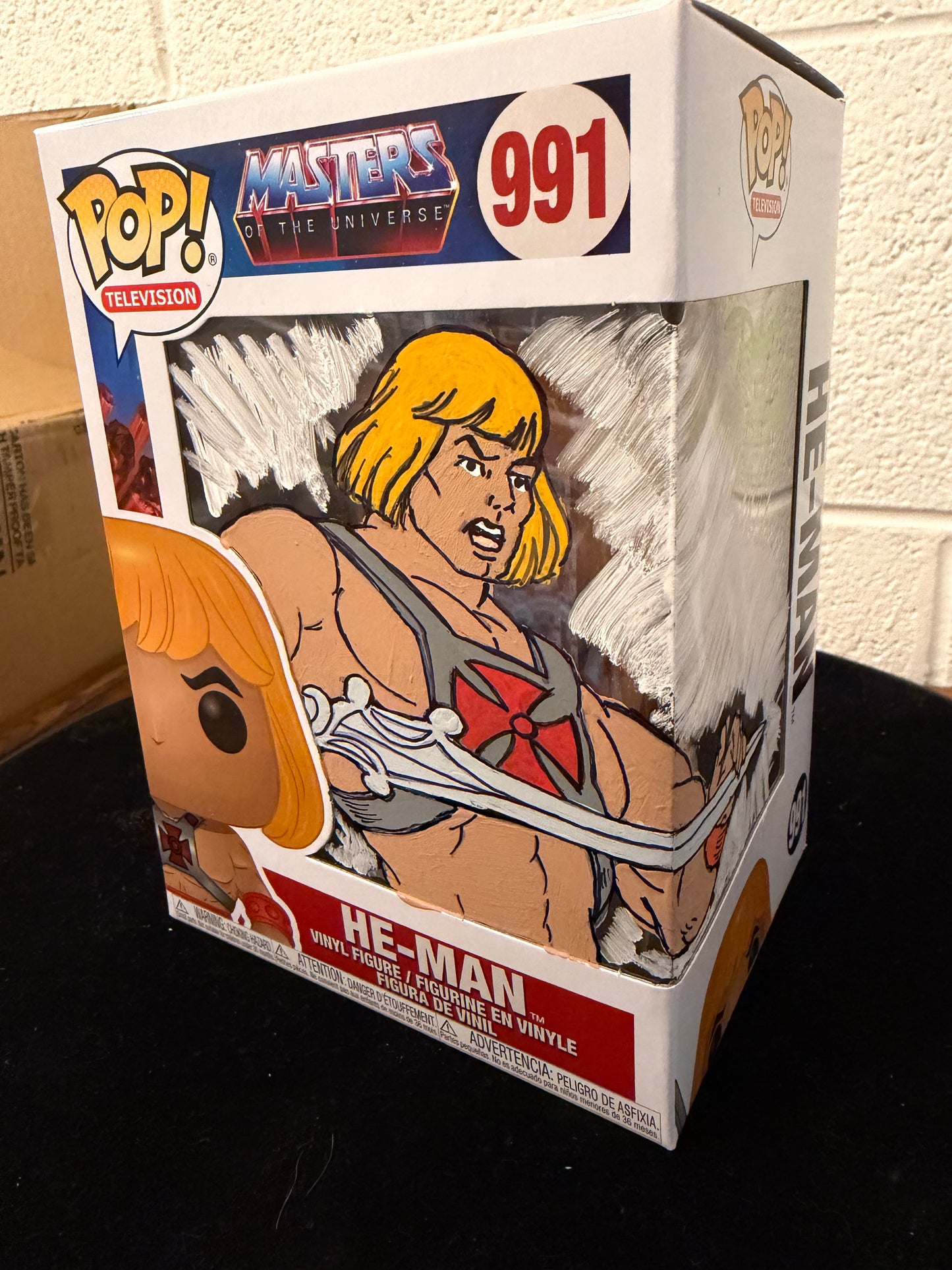 Gambee MOTU ROBERT LAMB artwork He-Man POWER 991 v1 FUNKO POP COA
