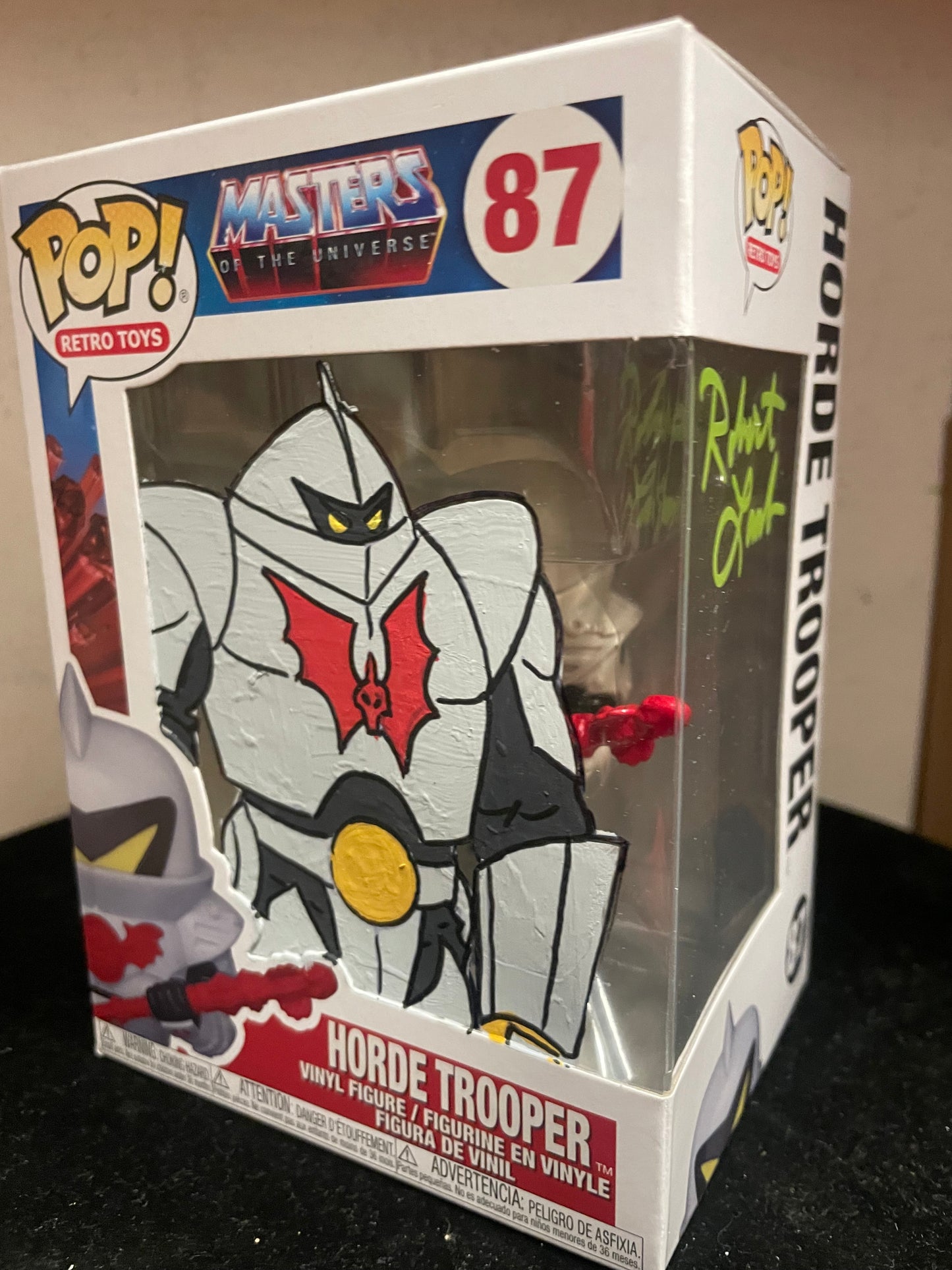 Gambee MOTU ROBERT LAMB artwork Horde Trooper FUNKO POP COA