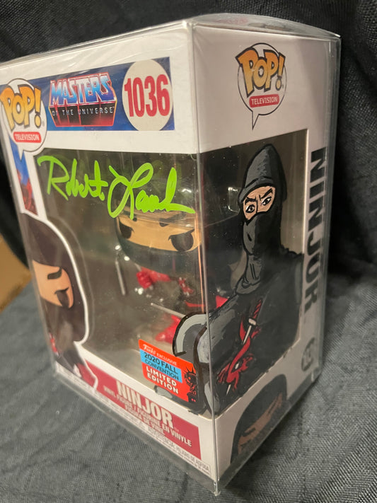 Gambee MOTU ROBERT LAMB artwork Ninjor FUNKO POP COA