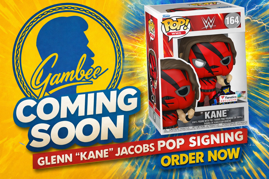 Gambee Kane Glenn Jacobs signed FUNKO POP COA Knoxville
