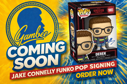 Gambee Jake Connelly Stranger Things Derek Turnbow FUNKO POP COA