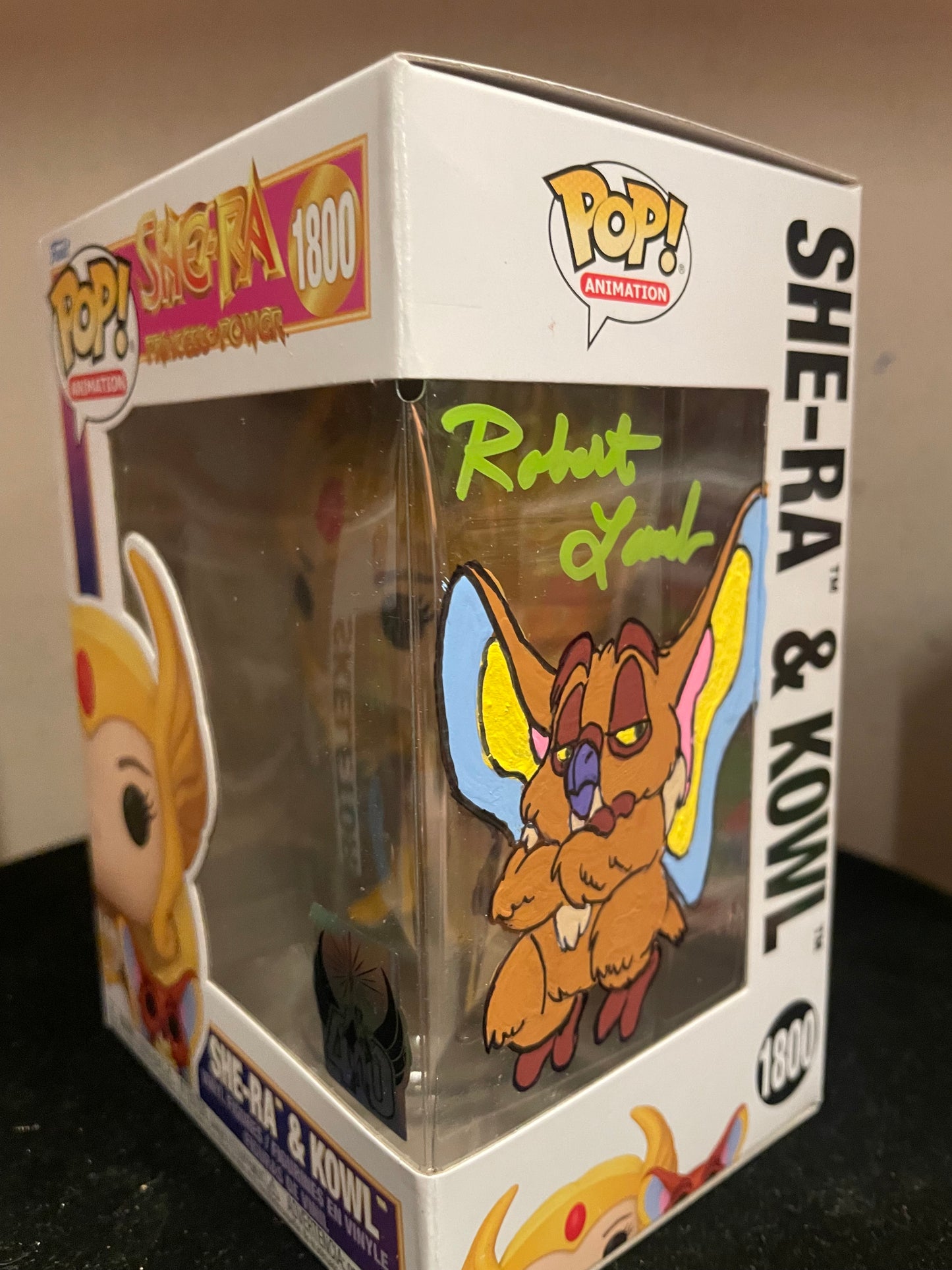 Gambee MOTU ROBERT LAMB artwork She-Ra Kowl FUNKO POP COA