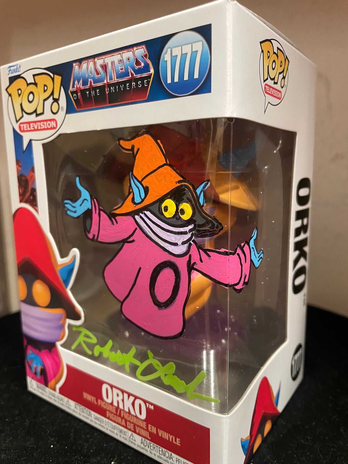 Gambee MOTU ROBERT LAMB artwork Orko 1777 FUNKO POP COA