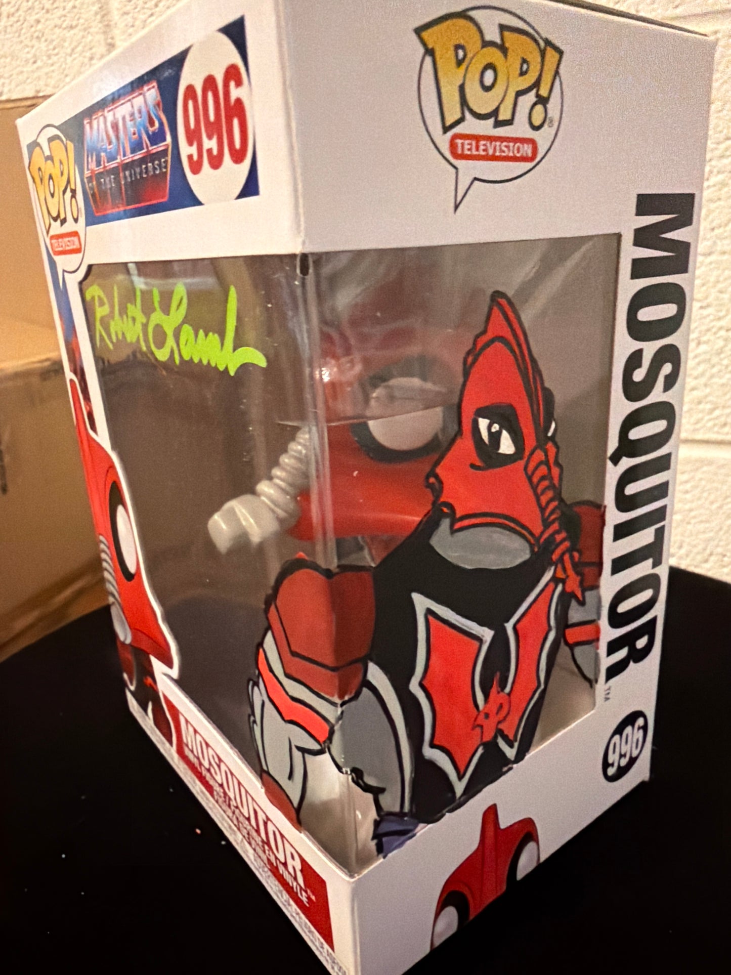Gambee MOTU ROBERT LAMB artwork Mosquitor FUNKO POP COA