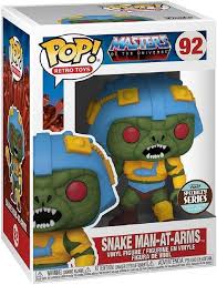 MOTU Snake Man At Arms Specialty series Funko Pop! Vinyl figure Cartoon