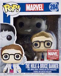 Hulk and Bruce Banner 284 Exclusive Funko Pop! Vinyl figure Marvel