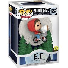Elliott and ET Flying (GITD) #1259 - Funko Pop! Moment (Movies)