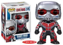 Ant Man Giant-Man Civil War 135 Funko Pop vinyl figure Marvel