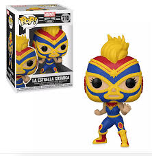 Marvel Lucha Libre La Estrella Cosmica 710 Captain Marvel Funko Pop! Vinyl figure