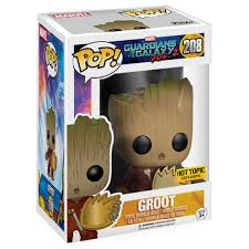 Guardians of the galaxy Groot with shield 208 Exclusive Funko Pop vinyl Figure