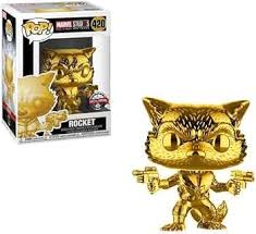 Marvel studios Chrome Rocket exclusive Funko Pop! Vinyl figure