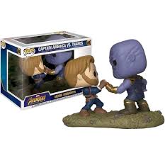 Infinity War Captain America vs Thanos movie moments Funko Pop! Vinyl figure