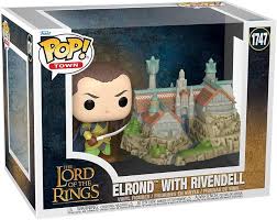 Town: Lord of the Rings - Elrond With Rivendell Funko Pop! Vinyl Figure movies