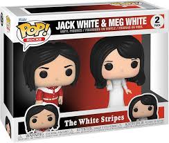 Jack and Meg White (The White Stripes) - Funko Pop! Rocks 2-Pack Figure Set