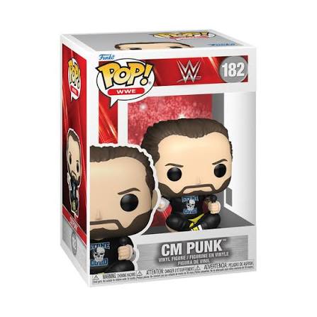 WWE CM Punk 182 Funko Pop! Vinyl Figure sports