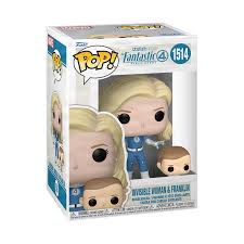Fantastic Four Invisible Woman & Franklin 1514 Funko Pop! Vinyl Figure Marvel
