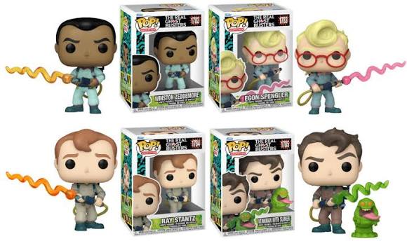COMPLETE SET Bundle The Real Ghostbusters Funko Pop! Vinyl figure cartoon
