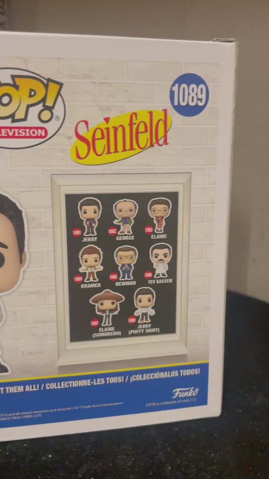 Gambee Seinfeld LARRY THOMAS exclusive Signed FUNKO POP COA