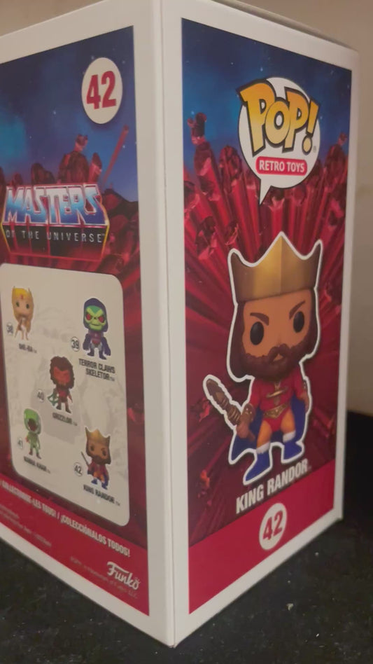 Gambee MOTU ROBERT LAMB artwork King Randor FUNKO POP COA