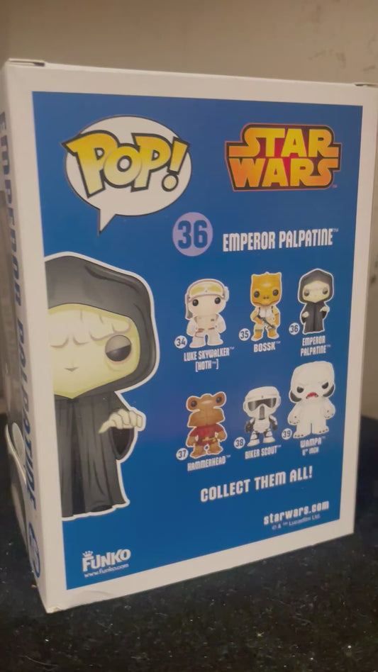 Gambee Star Wars Ian McDirmid signed FUNKO POP COA