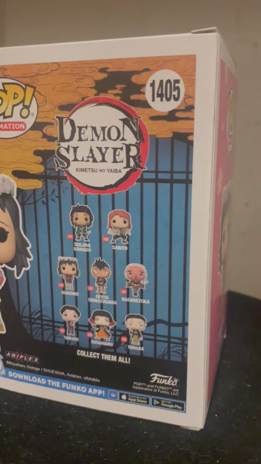 Gambee demon slayer Makomo Ryan Bartley signed funko POP COA duel