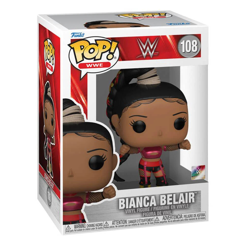 WWE - Bianca Belair WM 38 #108 red outfit - Funko Pop! Vinyl Figure (sports)