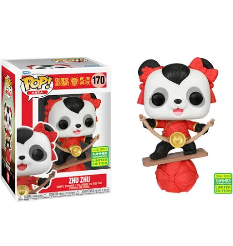 Asia: Chinese Acrobatics - Zhu Zhu Vinyl Figure #170 Summer Convention 2022 Exclusive Funko Pop vinyl Figure