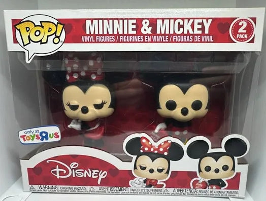 Mickey Mouse Minnie 2 pack exclusive Funko Mini disney Vinyl Figure